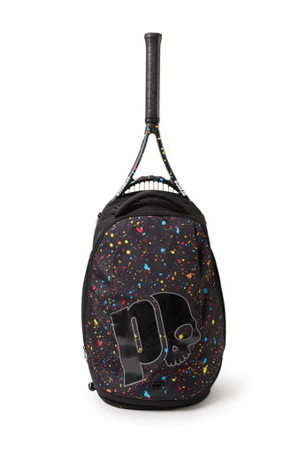 Prince Tennis-Rucksack by Hydrogen Spark (Haupt-, Schläger- und Schuhfach) schwarz